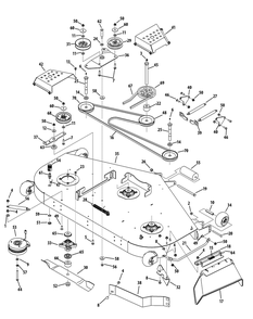 Part Location Diagram of 703-07516-0637 Cub Cadet Standard Baffle